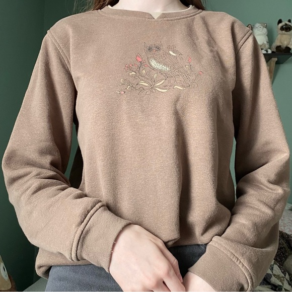 Autumn Owl Sweatshirt - Picture 2 of 6
